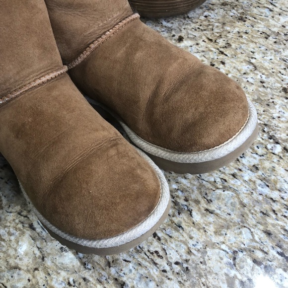 Ugg Mairi Chestnut Boots w/ Nautical Rope Bow 8 - Picture 7 of 10